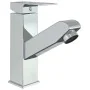 Chrome-plated sink faucet with retractable function 157x172 mm by vidaXL, Faucets - Ref: Foro24-149075, Price: 39,20 €, Disco...