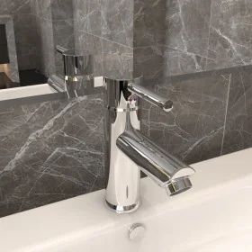 Waschtischmischer mit verchromter Oberfläche 130x176 mm von vidaXL, Wasserhähne - Ref: Foro24-149065, Preis: 34,21 €, Rabatt: %