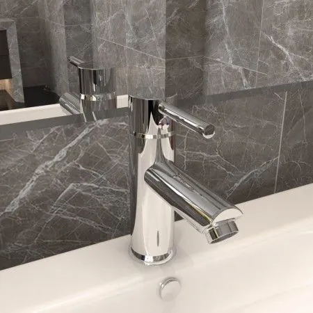 Grifo para lavabo de baño acabado cromado 130x176 mm by vidaXL, Faucets - Ref: Foro24-149065, Price: 34,21 €, Discount: %