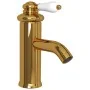 Golden bathroom sink faucet 130x180 mm by vidaXL, Faucets - Ref: Foro24-149072, Price: 38,74 €, Discount: %