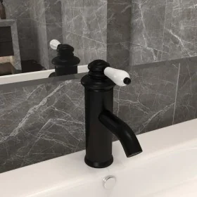 Grifo para lavabo de baño negro 130x180 mm de vidaXL, Grifos - Ref: Foro24-149071, Precio: 32,44 €, Descuento: %