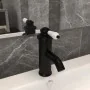 Black bathroom sink faucet 130x180 mm by vidaXL, Faucets - Ref: Foro24-149071, Price: 32,44 €, Discount: %
