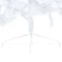 Half Christmas tree with white lights and balls 120 cm by vidaXL, Christmas trees - Ref: Foro24-3077657, Price: 69,39 €, Disc...