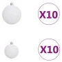 Pre-lit Christmas tree with lights and balls black 240 cm by vidaXL, Christmas trees - Ref: Foro24-3077678, Price: 126,19 €, ...