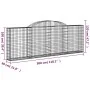 Gabionenkörbe 17 Stück Eisenbogenform 300x30x100/120 cm von vidaXL, Töpfe und Pflanzgefäße - Ref: Foro24-3146534, Preis: 1,00...