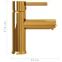 Waschbeckenarmatur mit Gold-Finish, 130 x 176 mm von vidaXL, Wasserhähne - Ref: Foro24-149067, Preis: 30,38 €, Rabatt: %