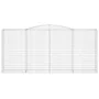 Gabionenkörbe 4 Stk. Bogenform Eisen 400x50x180/200 cm von vidaXL, Töpfe und Pflanzgefäße - Ref: Foro24-3147050, Preis: 935,8...