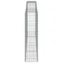 Gabion baskets 4 units arch shape iron 400x50x180/200 cm by vidaXL, Pots and planters - Ref: Foro24-3147050, Price: 935,83 €,...