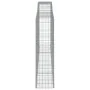 Gabionenkörbe 4 Stk. Bogenform Eisen 400x50x180/200 cm von vidaXL, Töpfe und Pflanzgefäße - Ref: Foro24-3147050, Preis: 935,8...