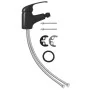 Schwarze Bidet-Mischbatterie 13x12 cm von vidaXL, Wasserhähne - Ref: Foro24-149084, Preis: 29,40 €, Rabatt: %