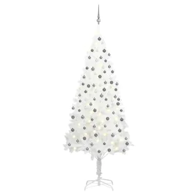 Pre-lit Christmas tree with lights and balls white 210 cm by vidaXL, Christmas trees - Ref: Foro24-3077721, Price: 174,70 €, ...