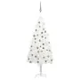 Árbol de Navidad preiluminado con luces y bolas blanco 120 cm de vidaXL, Arboles de navidad - Ref: Foro24-3077718, Precio: 77...