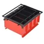 Paper briquette maker in black and red steel, 38x31x18 cm. by vidaXL, fireplace tools - Ref: Foro24-142922, Price: 81,26 €, D...