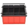 Paper briquette maker in black and red steel, 38x31x18 cm. by vidaXL, fireplace tools - Ref: Foro24-142922, Price: 81,26 €, D...