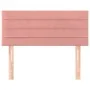Rosa Samtkopfteil 80x5x78/88 cm von vidaXL, Kopf- und Fußteile - Ref: Foro24-346115, Preis: 29,56 €, Rabatt: %