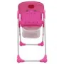 Rosa und grauer Babyhochstuhl von vidaXL, Stühle und Hochstühle für Kinder - Ref: Foro24-10186, Preis: 105,54 €, Rabatt: %