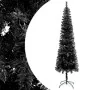 Slim Christmas tree with LEDs and balls black 180 cm by vidaXL, Christmas trees - Ref: Foro24-3078113, Price: 54,35 €, Discou...