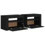 Bedside tables with LED lights 2 pcs black 60x35x40 cm by vidaXL, Nightstands - Ref: Foro24-3080735, Price: 130,00 €, Discoun...