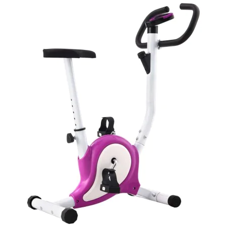 Ergometer mit violettem Widerstandsband von vidaXL, Stationäre Fahrräder - Ref: Foro24-92011, Preis: 124,12 €, Rabatt: %