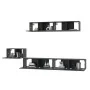 5-teiliges TV-Möbelset aus schwarzem Sperrholz von vidaXL, TV-Möbel - Ref: Foro24-3114431, Preis: 212,15 €, Rabatt: %