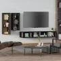 4-teiliges TV-Möbelset aus schwarzem Sperrholz von vidaXL, TV-Möbel - Ref: Foro24-3114631, Preis: 197,48 €, Rabatt: %