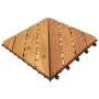 Acacia wood porch tiles 30 pieces brown 30x30 cm by vidaXL, Floors and carpets - Ref: Foro24-3114667, Price: 123,65 €, Discou...