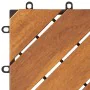 Acacia wood porch tiles 30 pieces brown 30x30 cm by vidaXL, Floors and carpets - Ref: Foro24-3114667, Price: 123,65 €, Discou...