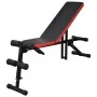 Banco de abdominales ajustable multi-posición de vidaXL, Bancos de ejercicio - Ref: Foro24-90641, Precio: 151,87 €, Descuento: %