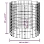 Compostador de jardín acero galvanizado Ø100x100 cm de vidaXL, Compostadores - Ref: Foro24-3115944, Precio: 74,72 €, Descuent...