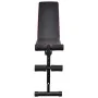 Banco de abdominales ajustable multi-posición de vidaXL, Bancos de ejercicio - Ref: Foro24-90641, Precio: 151,87 €, Descuento: %