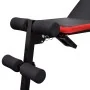 Banco de abdominales ajustable multi-posición de vidaXL, Bancos de ejercicio - Ref: Foro24-90641, Precio: 151,87 €, Descuento: %