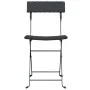 Folding café chairs 8 units steel and black synthetic rattan by vidaXL, Garden chairs - Ref: Foro24-3152114, Price: 296,60 €,...