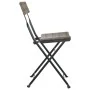 Sillas cafetería plegables 6 uds acero y ratán sintético gris de vidaXL, Sillas de jardín - Ref: Foro24-3152119, Precio: 213,...