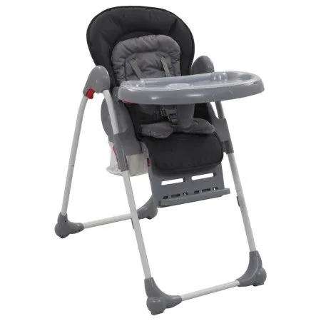 Trona de bebé gris de vidaXL, Sillas y tronas para niños - Ref: Foro24-10188, Precio: 91,50 €, Descuento: %