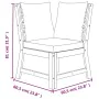 6-teiliges Garten-Essset mit Kissen aus massivem Akazienholz von vidaXL, Gartensets - Ref: Foro24-3154964, Preis: 597,05 €, R...