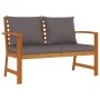 Garden dining set with cushions 9 pieces solid acacia wood by vidaXL, Garden sets - Ref: Foro24-3154981, Price: 729,96 €, Dis...