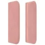 Cabecero de terciopelo rosa 163x16x78/88 cm de vidaXL, Cabeceros y pies de cama - Ref: Foro24-3119261, Precio: 80,17 €, Descu...