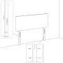 Rosa Samtkopfteil 203x16x78/88 cm von vidaXL, Kopf- und Fußteile - Ref: Foro24-3119273, Preis: 73,81 €, Rabatt: %