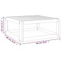 7-teiliges Gartenmöbel-Set aus massivem Holz und hellgrauen Kissen von vidaXL, Gartensets - Ref: Foro24-3155305, Preis: 826,1...