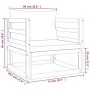 Garden furniture set 7 pieces solid wood and green cushions by vidaXL, Garden sets - Ref: Foro24-3155336, Price: 823,44 €, Di...