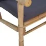 4-piece bamboo garden furniture set with dark gray cushions by vidaXL, Garden sets - Ref: Foro24-3156470, Price: 449,43 €, Di...