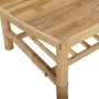 4-teiliges Gartenmöbel-Set aus Bambus mit dunkelgrauen Kissen von vidaXL, Gartensets - Ref: Foro24-3156470, Preis: 478,11 €, ...