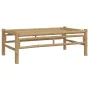 3-piece bamboo garden furniture set with dark gray cushions by vidaXL, Garden sets - Ref: Foro24-3156482, Price: 382,78 €, Di...