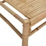 Set de muebles de jardín 3 piezas bambú y cojines blanco crema de vidaXL, Conjuntos de jardín - Ref: Foro24-3156483, Precio: ...