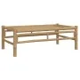 5-piece bamboo garden furniture set with cream white cushions by vidaXL, Garden sets - Ref: Foro24-3156485, Price: 826,44 €, ...