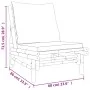 5-piece bamboo garden furniture set with cream white cushions by vidaXL, Garden sets - Ref: Foro24-3156485, Price: 826,44 €, ...