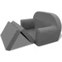 VidaXL Flip-Out Armchair for Children Gray by vidaXL, Chairs and high chairs for children - Ref: Foro24-243257, Price: 97,54 ...
