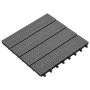 WPC-Fliesen 30x30 cm 11 Einheiten 1 m² grau von vidaXL, Böden und Teppiche - Ref: Foro24-40826, Preis: 57,05 €, Rabatt: %