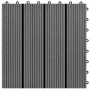 WPC-Fliesen 30x30 cm 11 Einheiten 1 m² grau von vidaXL, Böden und Teppiche - Ref: Foro24-40826, Preis: 57,05 €, Rabatt: %
