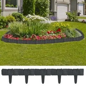 Plastic garden edging stone look 41 pcs 10 m by vidaXL, Garden edging and edging - Ref: Foro24-40917, Price: 33,48 €, Discoun...